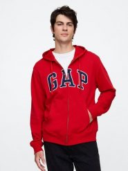 GAP Bluza w kolorze czerwonym rozmiar: XS. Czerwone bluzy z kapturem męskie GAP, xs. Za 129.95 zł.