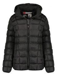 Geographical Norway Kurtka pikowana "Babette" w kolorze czarnym rozmiar: M. Czarne kurtki damskie Geographical Norway, m, bez wzorów, bez kaptura. Za 219.60 zł.
