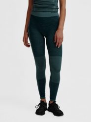 Damskie legginsy bezszwowe z wysokim stanem Hummel Clea. Zielone legginsy sportowe damskie HUMMEL, na jesień, xs, bez wzorów, z materiału, z podwyższonym stanem, na fitness i siłownię. Za 194.00 zł.