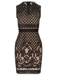 APART Sukienka w kolorze czarnym rozmiar: 42. Czarne sukienki damskie Apart, bez wzorów, z koronki, bez kołnierzyka, bez ramiączek, midi. Za 292.20 zł.