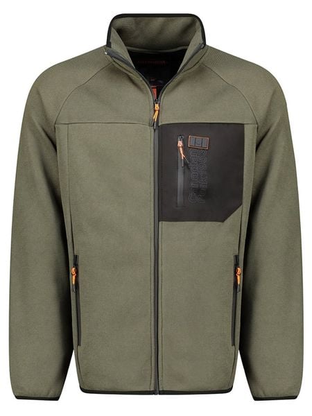 Canadian Peak Kurtka polarowa "Thizyeak" w kolorze khaki rozmiar: S. Brązowe kurtki męskie Canadian Peak, s, bez wzorów, z materiału, bez kaptura. Za 127.65 zł.