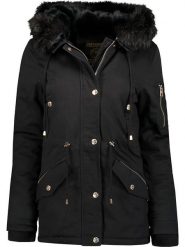 Geographical Norway Parka "Boldina" w kolorze czarnym rozmiar: L. Czarne parki damskie Geographical Norway, l, bez wzorów. Za 206.42 zł.