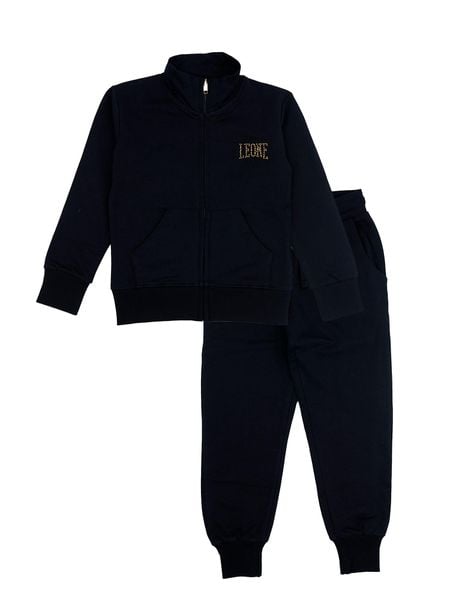 Bluza z pełny zamek błyskawiczny na co dzień. Białe bluzy bez kaptura damskie LEONE 1947 APPAREL, z dresówki. Za 126.26 zł.