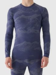 4F Podkoszulek funkcyjny w kolorze niebieskim rozmiar: L/XL. Niebieskie bielizna termoaktywna męska 4f, l, bez wzorów, z materiału. Za 126.45 zł.