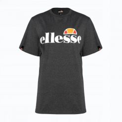 T-SHIRT DAMSKI KOSZULKA ELLESSE M. Szare bluzki sportowe damskie Ellesse, m, bez wzorów, z bawełny, bez ramiączek. Za 116.99 zł.