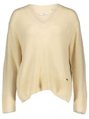 Pepe Jeans Sweter w kolorze beżowym rozmiar: S. Brązowe swetry klasyczne damskie Pepe Jeans, s, z jeansu, bez kołnierzyka. Za 118.56 zł.