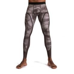 Legginsy męskie Venum Electron 3.0 Spats. Brązowe spodnie sportowe męskie VENUM, z elastanu. Za 227.79 zł.