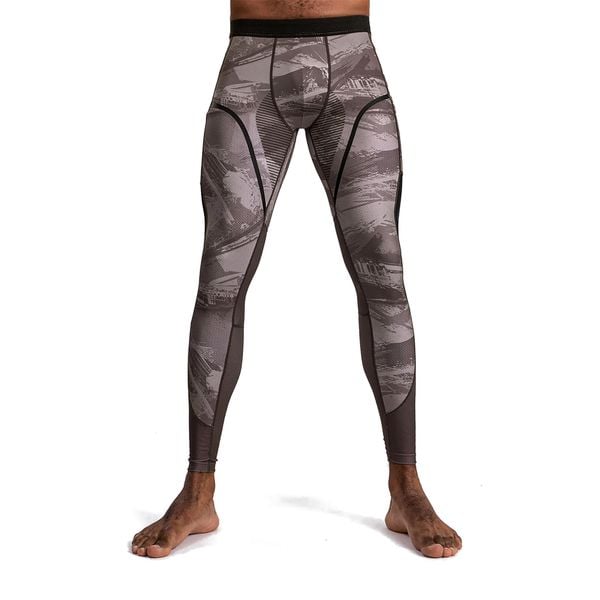 Legginsy męskie Venum Electron 3.0 Spats. Brązowe spodnie sportowe męskie VENUM, z elastanu. Za 227.79 zł.