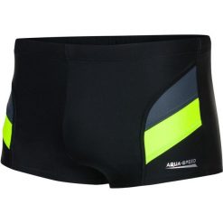 Bokserki pływackie męskie Aqua Speed Aron. Czarne kąpielówki męskie Aqua-Speed, m, bez wzorów, do pływania. Za 69.99 zł.