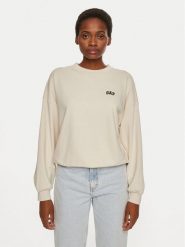 Gap Bluza 476351-01 Beżowy Regular Fit. Brązowe bluzy bez kaptura damskie GAP, xl, z bawełny. Za 209.99 zł.