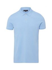 Finshley & Harding koszulka polo Mężczyźni Bawełna niebieski, XL. Niebieskie koszulki polo męskie Finshley & Harding, m, bez wzorów, z bawełny, bez ramiączek. Za 99.95 zł.