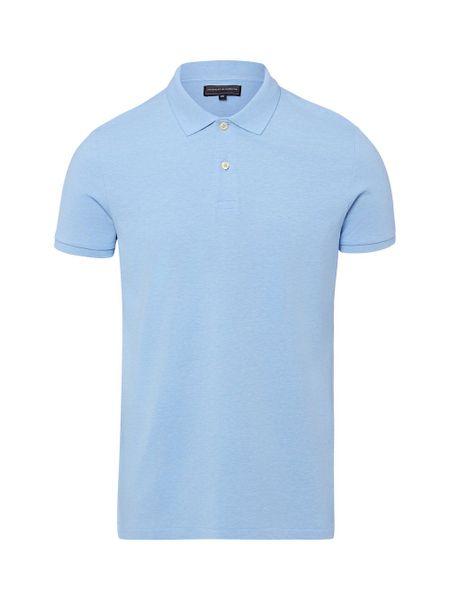Finshley & Harding koszulka polo Mężczyźni Bawełna niebieski, XL. Niebieskie koszulki polo męskie Finshley & Harding, m, bez wzorów, z bawełny, bez ramiączek. Za 99.95 zł.