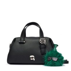 Torebka KARL LAGERFELD. Czarne torebki klasyczne damskie Karl Lagerfeld, bez wzorów, bez dodatków. Za 779.99 zł.