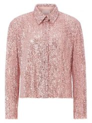 Rich & Royal Bluzka w kolorze jasnoróżowym rozmiar: M. Różowe bluzki damskie Rich & Royal, m, bez wzorów, bez kołnierzyka, bez ramiączek. Za 222.41 zł.