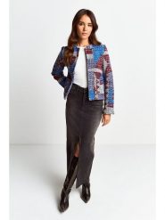 Rich & Royal Kardigan w kolorze niebiesko-brązowym rozmiar: M. Niebieskie kardigany damskie Rich & Royal, m, bez wzorów, z wełny. Za 213.69 zł.