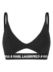 KARL LAGERFELD Biustonosz braletka A1W47006 Czarny. Czarne biustonosze Karl Lagerfeld, bez wzorów, z lyocellu. Za 219.99 zł.