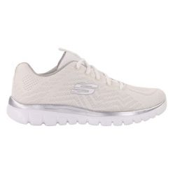 Buty na co dzień na trening damskie SKECHERS GRACEFUL GET CONECTED siateczka. Białe obuwie treningowe damskie Skechers, na fitness i siłownię. Za 226.00 zł.
