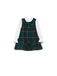 Abel & Lula Sukienka codzienna 5511 Zielony Regular Fit. Zielone sukienki dziewczęce Abel & Lula, bez wzorów, z syntetyku, bez ramiączek. Za 179.99 zł.