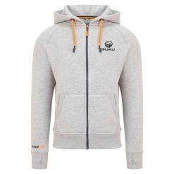 Bluza Męska Wędkarska Z Kapturem Rozpinana Guru Hoodie Aventus Grey. Szare bluzy z kapturem męskie GURU, m. Za 278.99 zł.