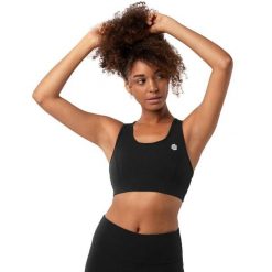 Stanik sportowy fitness damski SIROKO Fuel. Czarne biustonosze sportowe damskie SIROKO, bez wzorów, z nylonu. W wyprzedaży za 84.00 zł.