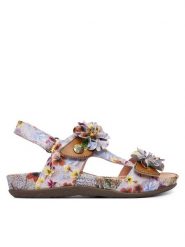 Laura Vita Sandały Liloo 06 Kolorowy. Sandały damskie Laura Vita, bez wzorów, ze skóry, bez obcasa, na płaskiej podeszwie. Za 429.99 zł.