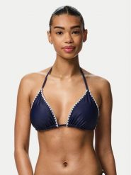 Pieces Góra od bikini Luva 17156770 Granatowy. Niebieskie bikini damskie Pieces, bez wzorów. Za 69.99 zł.