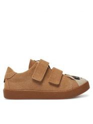 Mrugała Sneakersy Maki Alpaca 3280/5-22 Brązowy. Brązowe buty sportowe chłopięce Mrugała, ze skóry, bez zapięcia. Za 229.99 zł.