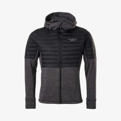 Kurtka outdoor turystyka męska Swedemount Lofoten Hybrid Jacket II wodoodporny. Szare kurtki outdoor męskie SWEDEMOUNT, m, bez wzorów, z materiału, bez kaptura. Za 249.99 zł.