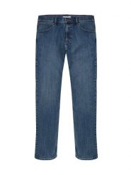 Wrangler Dżinsy "Streight" - Regular fit - w kolorze niebieskim rozmiar: W34/L30. Niebieskie jeansy męskie Wrangler. Za 206.42 zł.