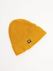 Blutsgeschwister Czapka w kolorze żółtym rozmiar: onesize. Żółte czapki zimowe damskie Blutsgeschwister, z bawełny. Za 68.95 zł.