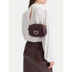 Torebka Eva Minge. Czerwone torebki wieczorowe Eva Minge, bez wzorów, wizytowe, bez kołnierzyka, bez ramiączek. Za 229.99 zł.