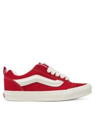 Vans Tenisówki Knu Skool VN000D75BOP1 Czerwony. Czerwone trampki i tenisówki damskie Vans, bez wzorów, ze skóry. Za 219.99 zł.
