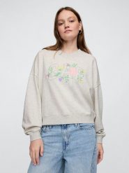 GAP Bluza w kolorze szarym rozmiar: M. Szare bluzy bez kaptura damskie GAP, m. Za 114.17 zł.