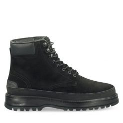 Trapery Gant. Czarne buty zimowe męskie Gant, bez zapięcia. Za 399.99 zł.