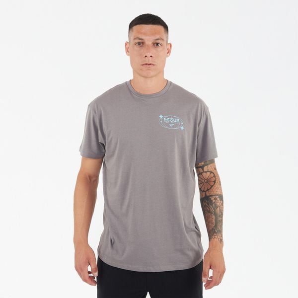 Koszulka bawełniana BIGGER szara. Szare bluzki damskie Legea, bez wzorów, z bawełny, bez ramiączek. Za 52.00 zł.