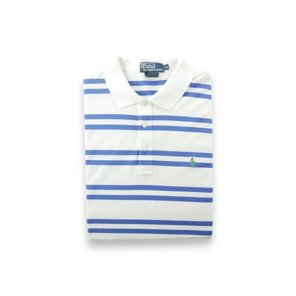 Polo Ralph Lauren koszulka golfowa męska z krótkim rękawem. Białe koszulki polo męskie Ralph Lauren, m, bez wzorów, z materiału, bez ramiączek. Za 106.46 zł.