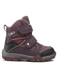 CMP Śniegowce Kids Pyry Snow Boot Wp 38Q4514 Fioletowy. Fioletowe kozaki dziewczęce CMP, ze skóry. Za 299.99 zł.