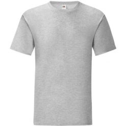 Koszulka Unisex Dla Dorosłych Iconic Heather. Szare bluzki damskie Fruit of the Loom, xl, bez wzorów, sportowe, bez kołnierzyka, bez ramiączek. Za 63.99 zł.