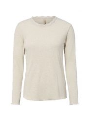 Soyaconcept® Koszulka z długim rękawem Kobiety wiskoza beżowy, L. Brązowe t-shirty damskie l, bez wzorów, z wiskozy, bez kołnierzyka. Za 199.95 zł.