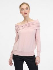 Orsay Sweter w kolorze jasnoróżowym rozmiar: XL. Różowe swetry klasyczne damskie ORSAY, xl, bez kołnierzyka. Za 99.95 zł.