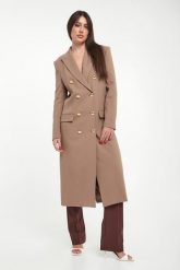 Płaszcz damski z gabardyny ELISABETTA FRANCHI. Płaszcze damskie Elisabetta Franchi, bez wzorów. Za 4,679.00 zł.