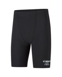 Spodenki do biegania męskie kompresyjne CEP Core Run. Czarne szorty sportowe męskie CEP, l, z dzianiny, do biegania. Za 379.00 zł.