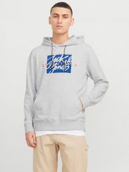 Jack & Jones Bluza w kolorze szarym rozmiar: XL. Szare bluzy z kapturem męskie Jack & Jones, xl. Za 83.62 zł.