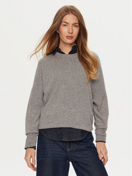 ViCOLO Sweter 22013S Szary Regular Fit. Szare swetry klasyczne damskie ViCOLO, s, z kaszmiru, bez kołnierzyka. Za 459.99 zł.