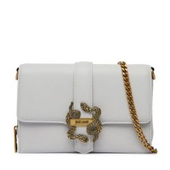 Torebka Just Cavalli. Szare torebki klasyczne damskie Just Cavalli, bez wzorów, bez dodatków. Za 660.99 zł.