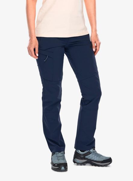 Spodnie turystyczne damskie Mammut Runbold IV Pants. Niebieskie spodnie materiałowe damskie Mammut, bez wzorów, z elastanu, marine. Za 593.99 zł.