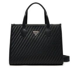 Torebka Guess. Czarne torebki klasyczne damskie Guess, z aplikacjami, bez dodatków. Za 399.99 zł.