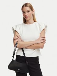 Karl Lagerfeld Jeans Torebka B3W30174 Czarny. Czarne torebki klasyczne damskie Karl Lagerfeld Jeans, bez wzorów, z jeansu, bez dodatków. Za 549.99 zł.