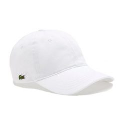 Czapki Lacoste Model Rk0440 Kolor Biały. Białe czapki męskie Lacoste, bez wzorów, z bawełny. Za 262.35 zł.