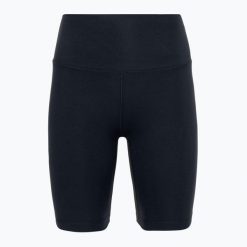 Spodenki damskie Nike One High-Waisted. Czarne spodenki sportowe damskie Nike, bez wzorów, sportowe. Za 149.99 zł.